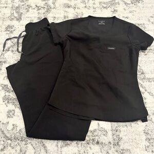 Jaanuu Black Scrub Set XXS